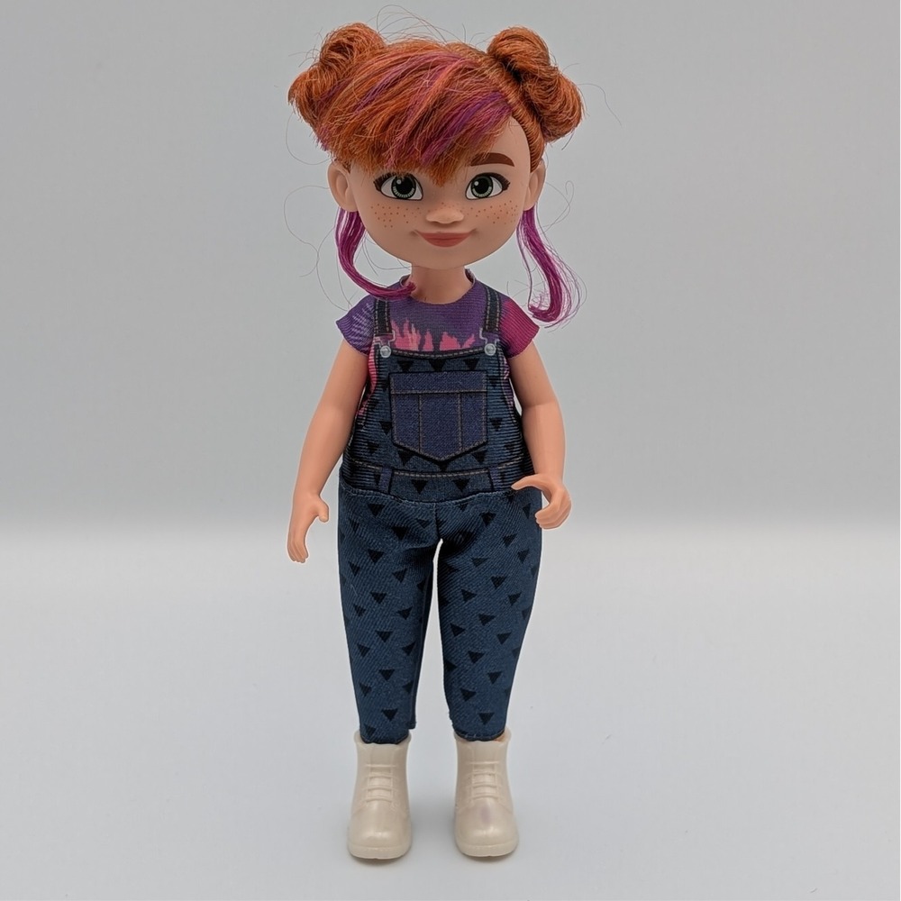 Mattel Karma's World Switch Stein Doll 2021 HHC97 Netflix Red Hair Overalls 8"